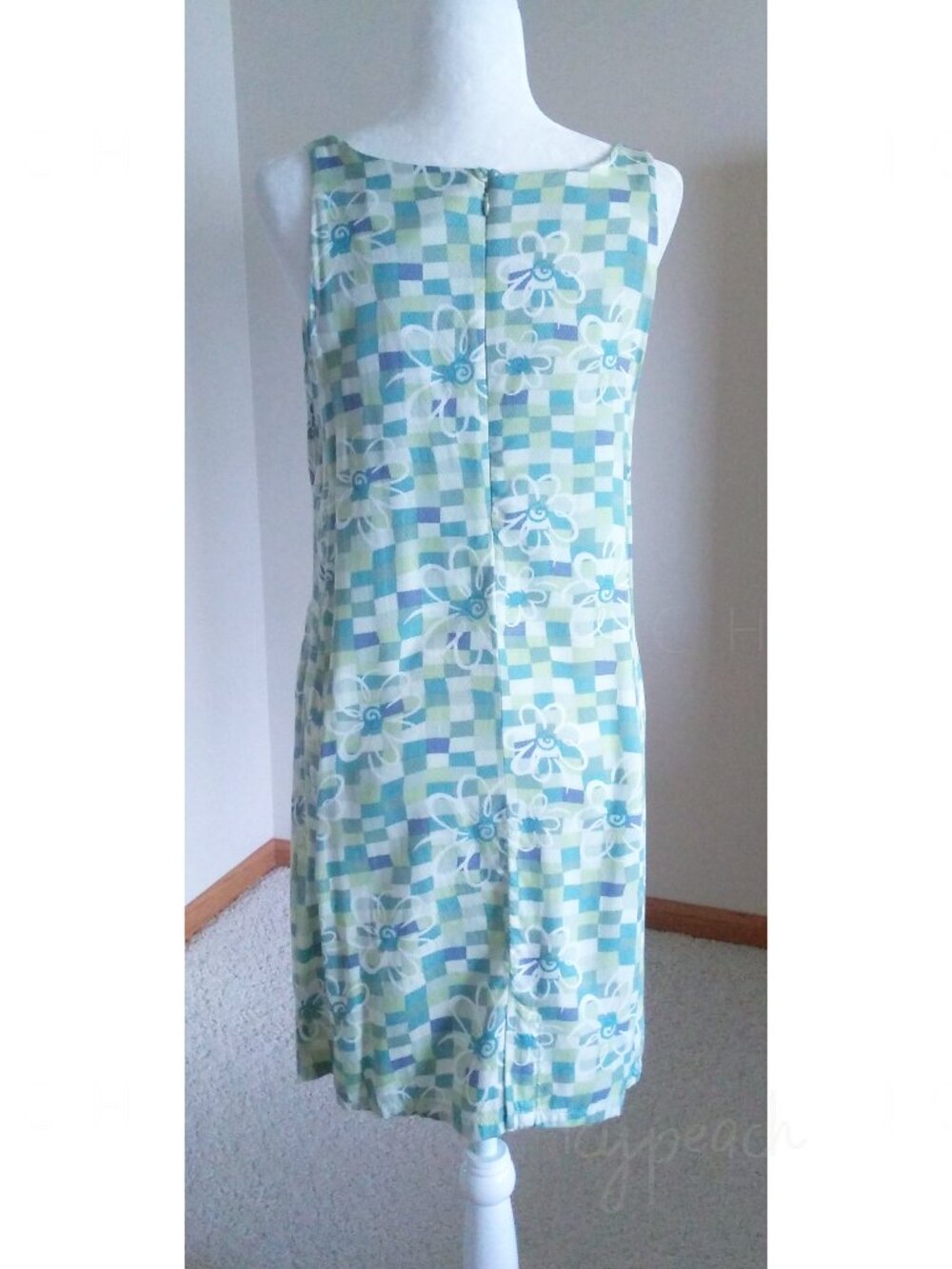 Sportif Vintage Dress Medium Resort Wear Athleisure Coastal Chic Coconut Girl - Picture 10 of 11